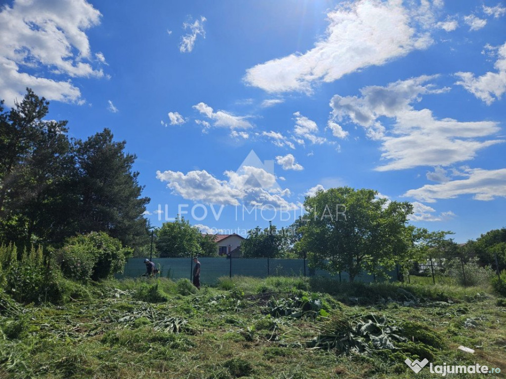 Teren intravilan Balotești, 421 mp, 4 min. de DN1