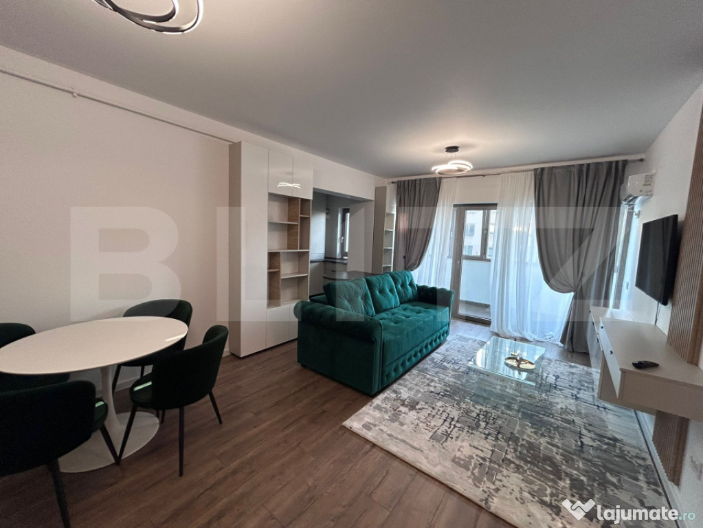 Apartament cu 2 camere, 55 mp, prima inchiriere, bloc nou, z