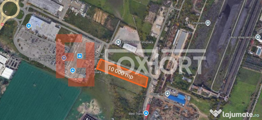 Teren intravilan industrial 10.000 mp - zona Calea Sagului