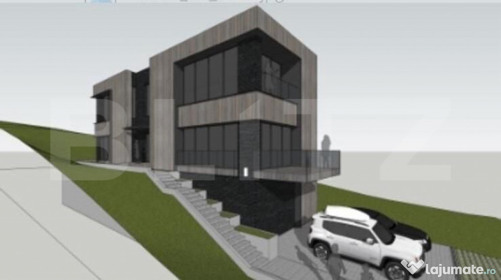 Teren cu AUTORIZATIE DE CONSTRUIRE in Faget cu priveliste