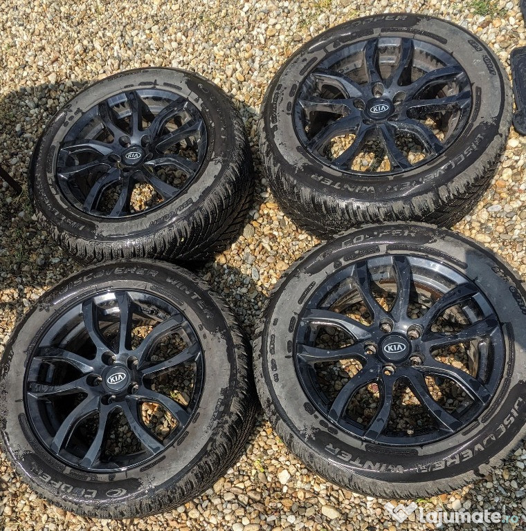Roti originale Kia 225/60 R17 anvelope iarna DOT22 senzori presiune