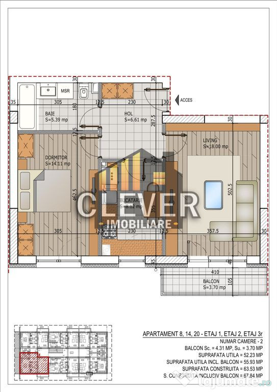 Apartament 2 camere Theodor Pallady Metrou Nicolae Teclu