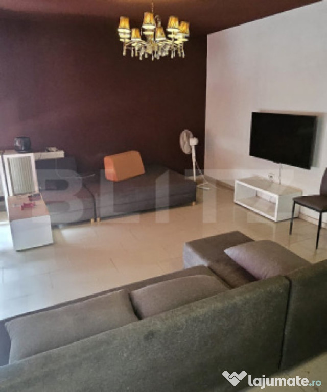 Apartament semidecomandat, 51 mp utili, cu gradina, zona Ero