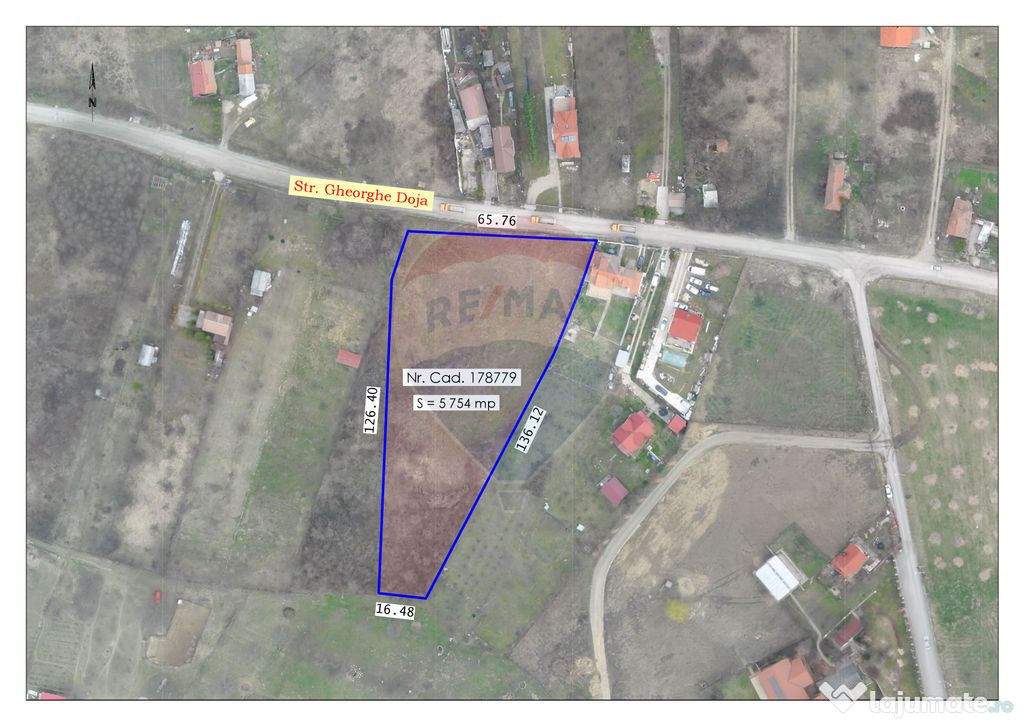 Teren 5754 mp în Oradea, intravilan, utilități la limi...