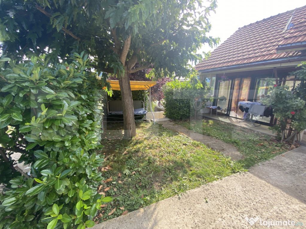 Casă familială în suprafață de 133 mp utili cu grădin?