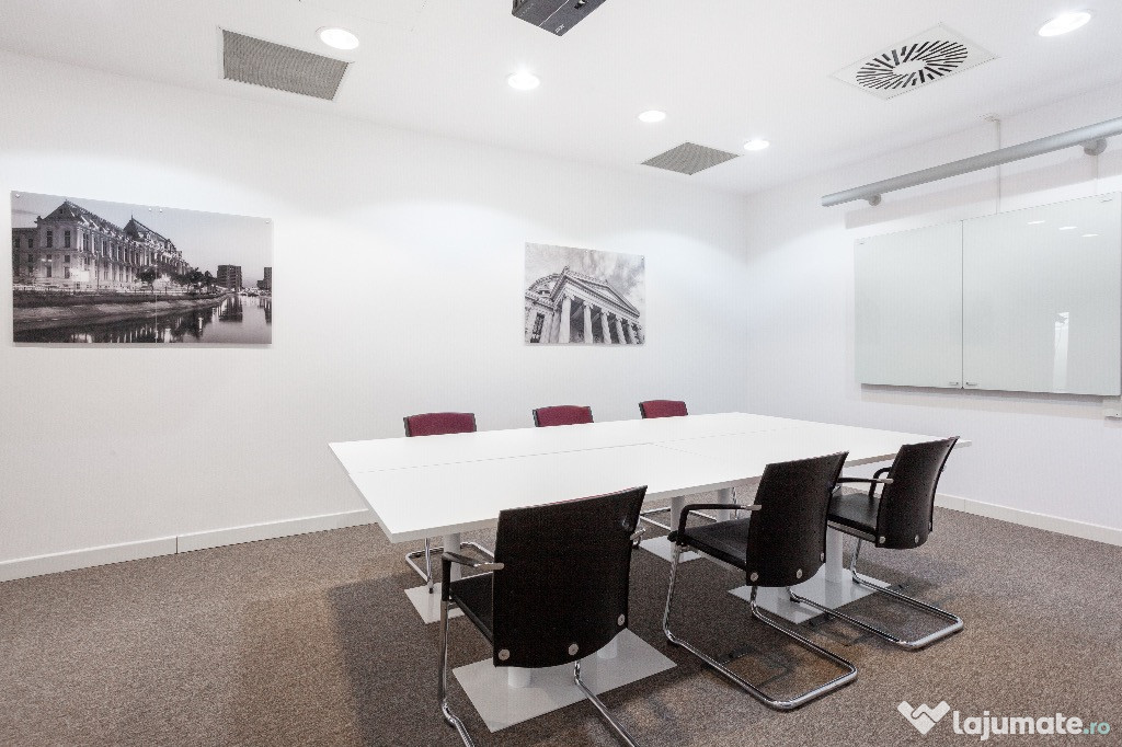 Spațiu de birou privat pentru 4 persoane în Regus Floreasca Plaza