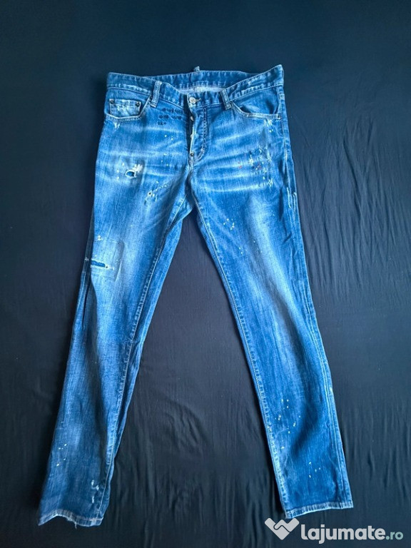 Blugi originali Dsquared2 unisex – mărimea XL (42), stare foarte bună