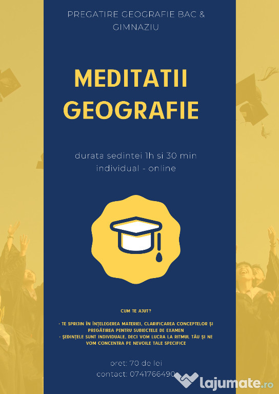 Meditații geografie -BAC