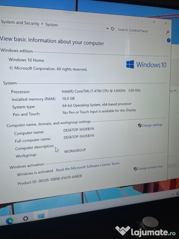 Vand Pc Gaming i7