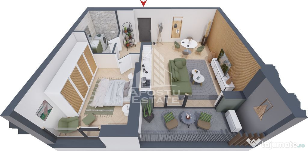 Apartament cu 1,2 si 3 camere, finalizare 2026, zona Toro...
