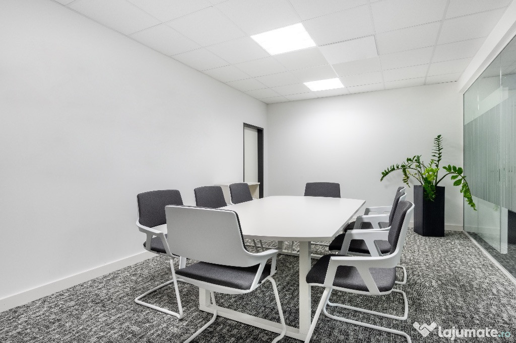 Spațiu de birou privat pentru 3 persoane în Regus Hermes