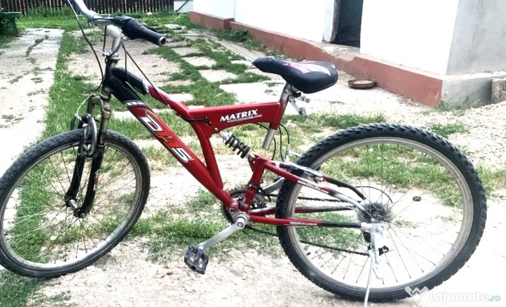 Bicicletă DHS Matrix cu suspensie față-spate, roți 26" – Ploiești