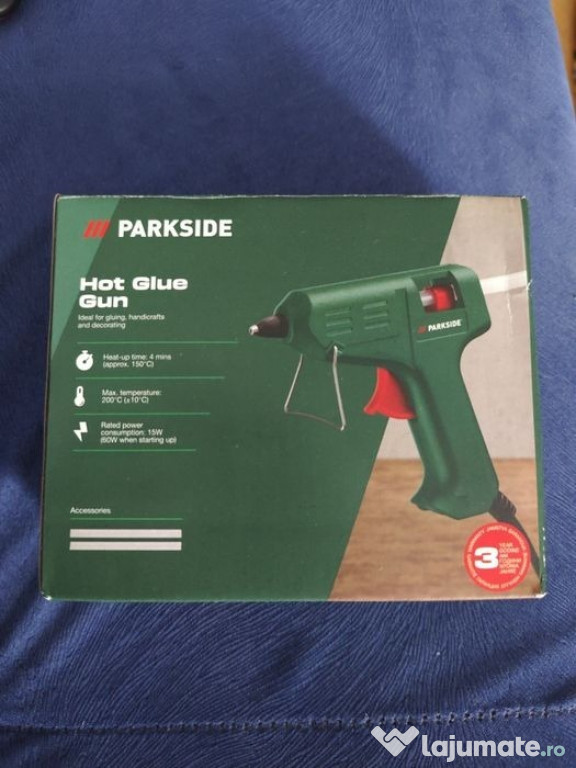Parkside pistol de lipit la cald super glue