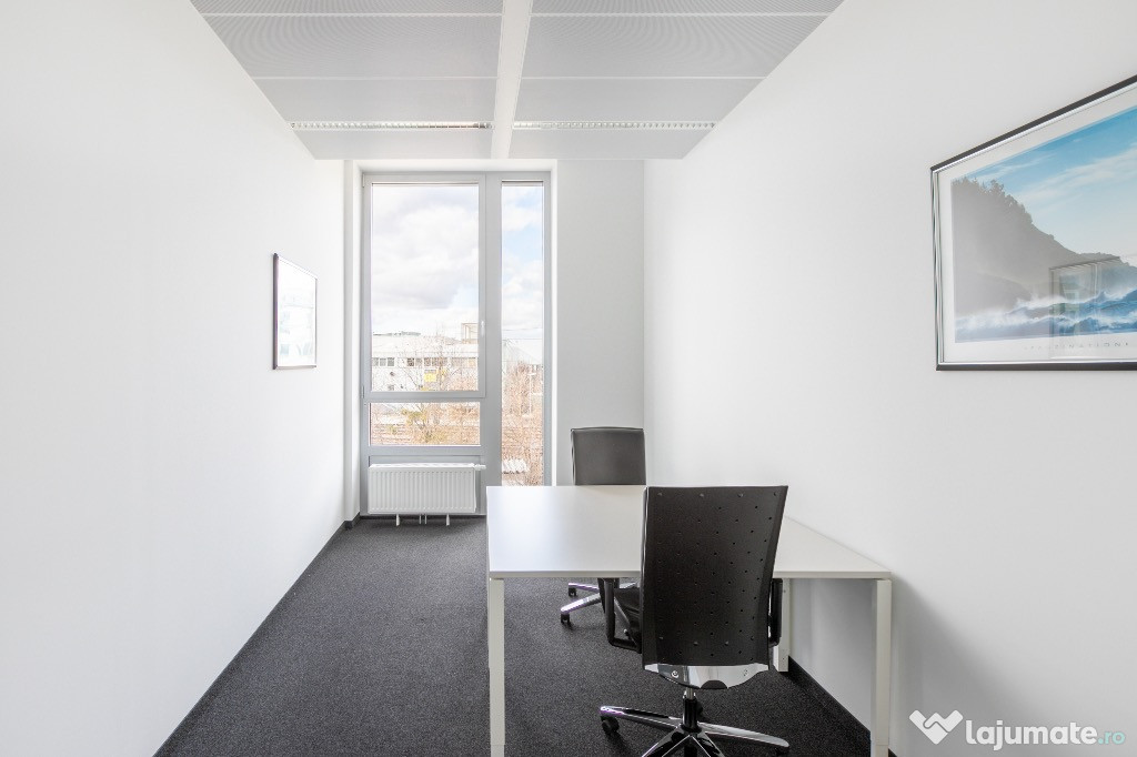 Spațiu de birou privat pentru 2 persoane în Regus Iride Business