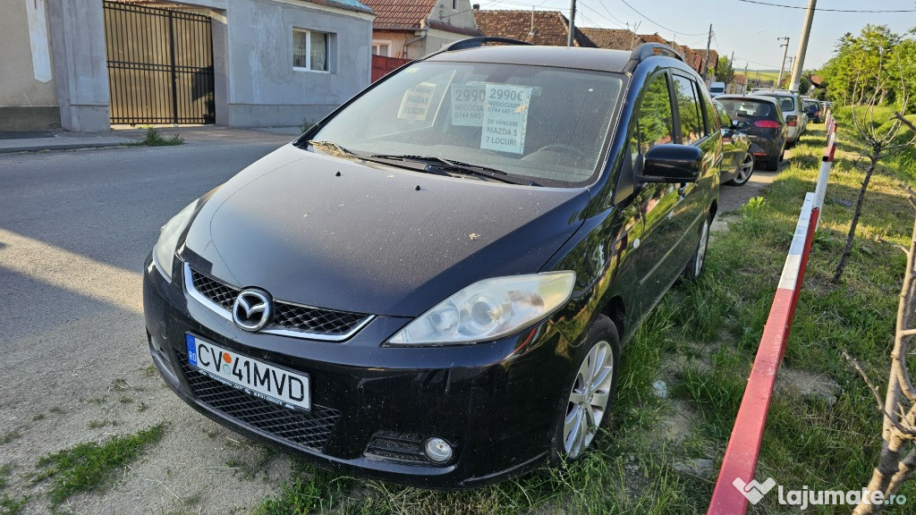 Mazda 5, 1.8 benzină, 7 locuri, 186000 km - stare bună
