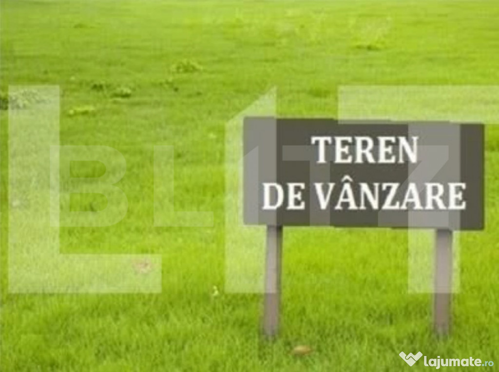 Teren locuinte colective, S/D+P+3E+M, St= 20 000 mp, POT 40%