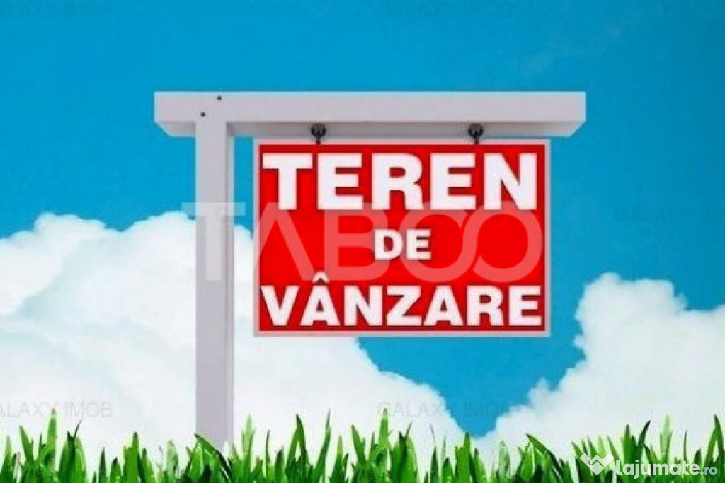 Teren intravilan 1200 mp PUZ aprobat utilitati langa parcela