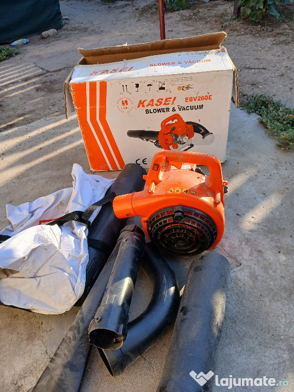 Suflanta si aspirator frunze cu motor in 2 timpi Kasei EBV260E