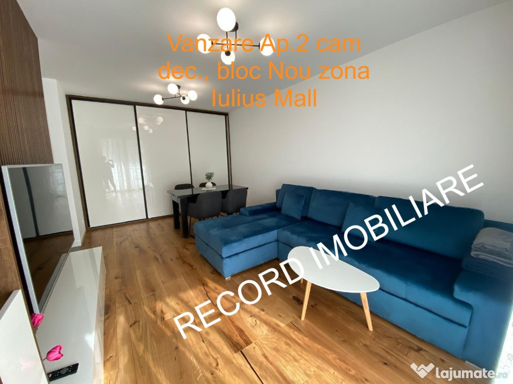 Apartament dec.2 cam, et.2, lift, bloc 2023 Iulius Mall