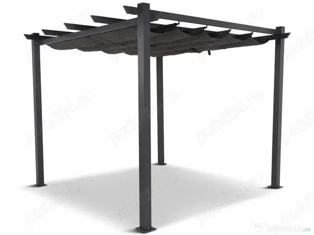 Pavilion gradina din aluminiu 3x3 m