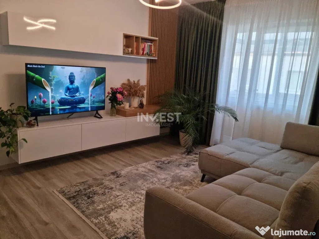 Zimbru- Apartament 2 camere renovat si mobilat
