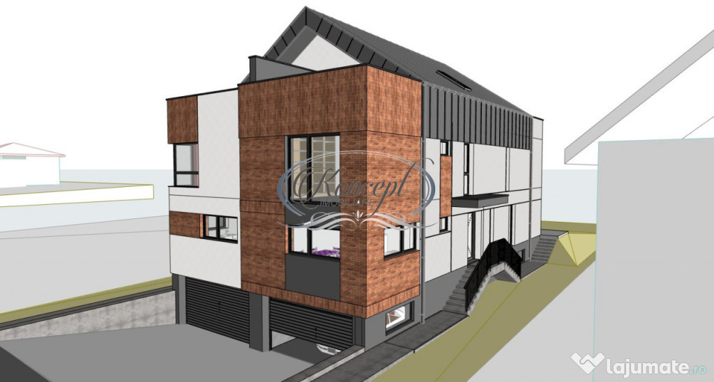 Duplex spatios cu curte generoasa si garaj, cartier Europa,