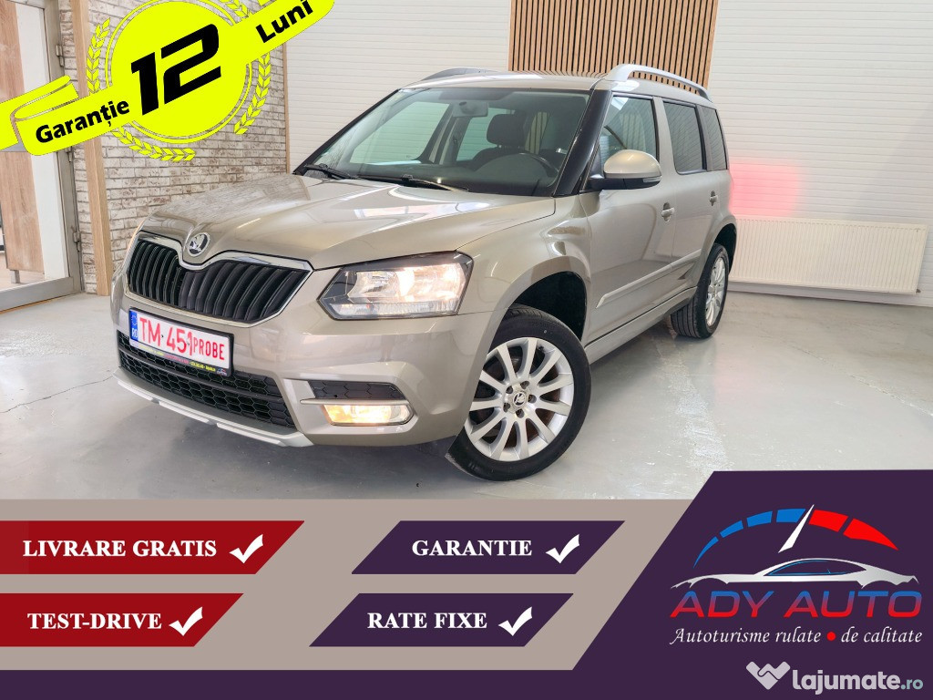 Skoda Yeti 4x4 , Diesel, Livrare gratuita in toata tara, Buy-Back