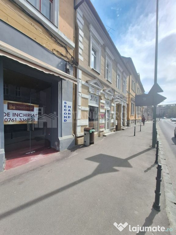 Spatiu comercial Centrul Istoric 24 mp, vitrina stradala