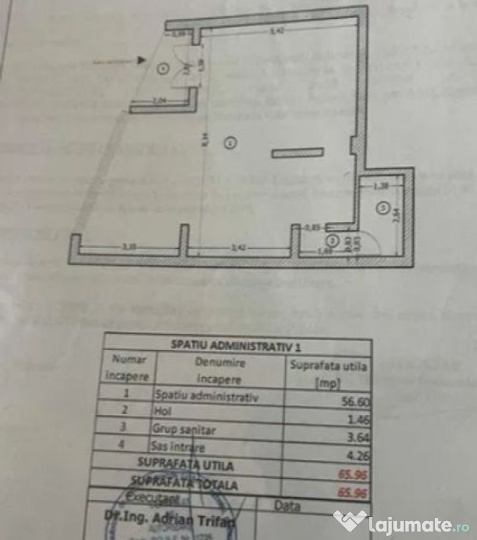 Zona 13 Septembrie sp 66 mp vizibilitate buna