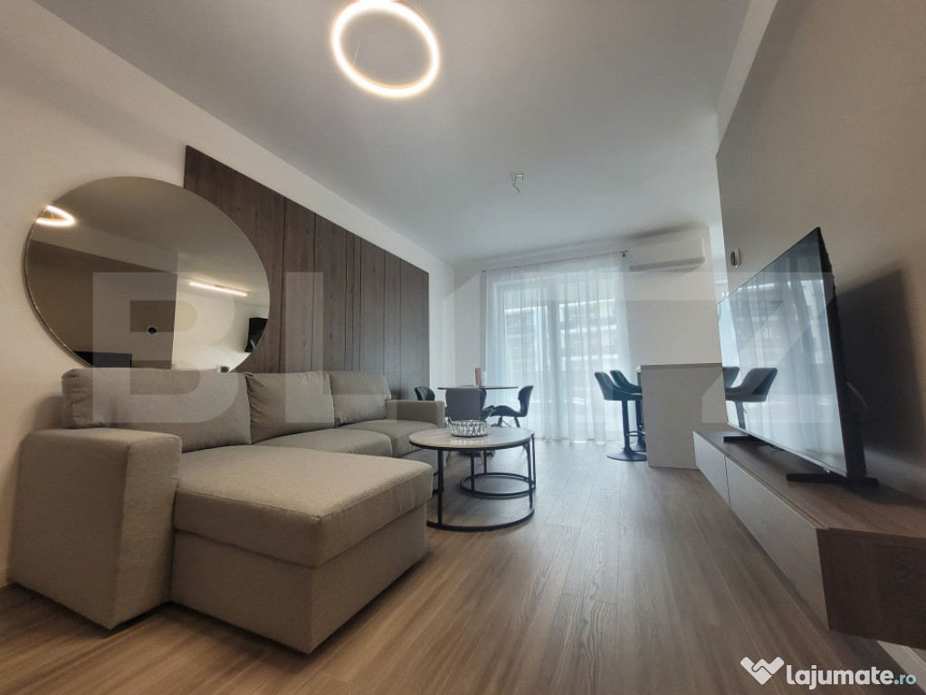 Apartament de lux in Elite, 2 camere, 59 mp, parcare, terasa