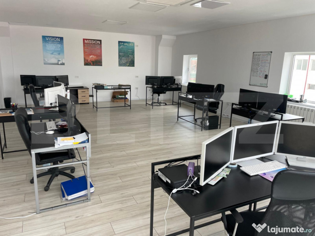 Spatiu birouri-comercial, 600 mp utili, zona Carolina Mall -