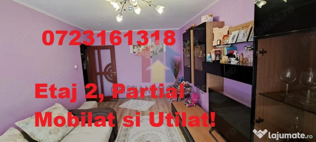 Ap 2 cam Vidin 55mp partial mobilat utilat Renovat et 2