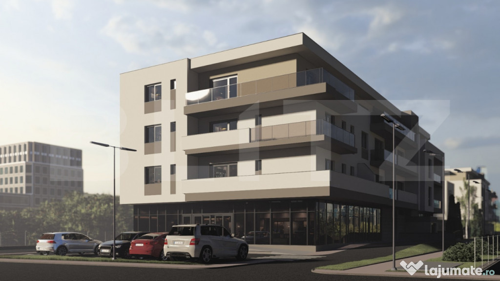 Apartament 3 camere, 71mp, 17mp terasa, etaj intermediar, zo