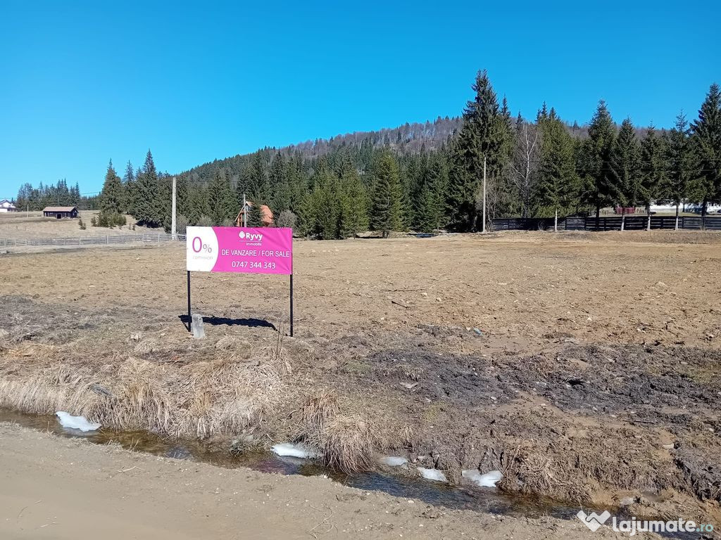 Teren intravilan, 750 mp în loc.Comandău, jud.Covasna.