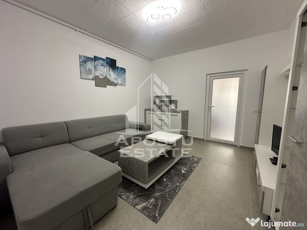 Apartament cu o camera mobilat la etajul 1, bucatarie inc...