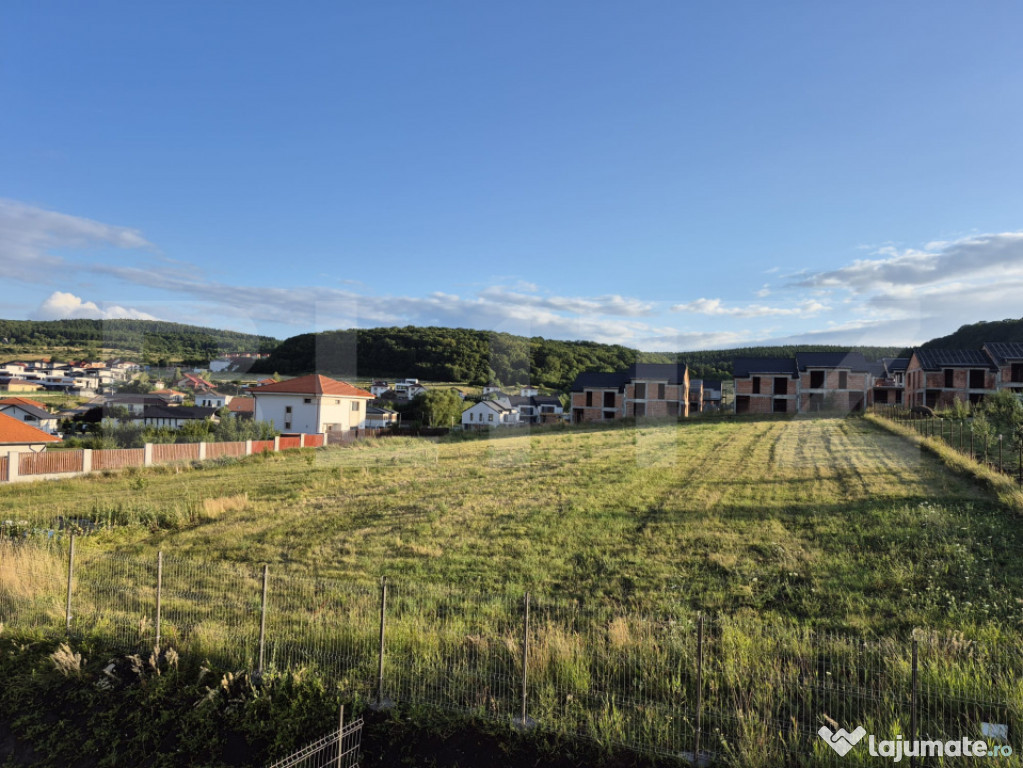Teren 1705 mp, pentru un duplex si o casa individuala, Chint