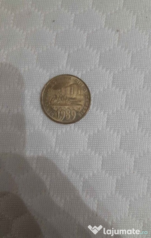 Moneda 50 de bani din 1989 pentru colectionari