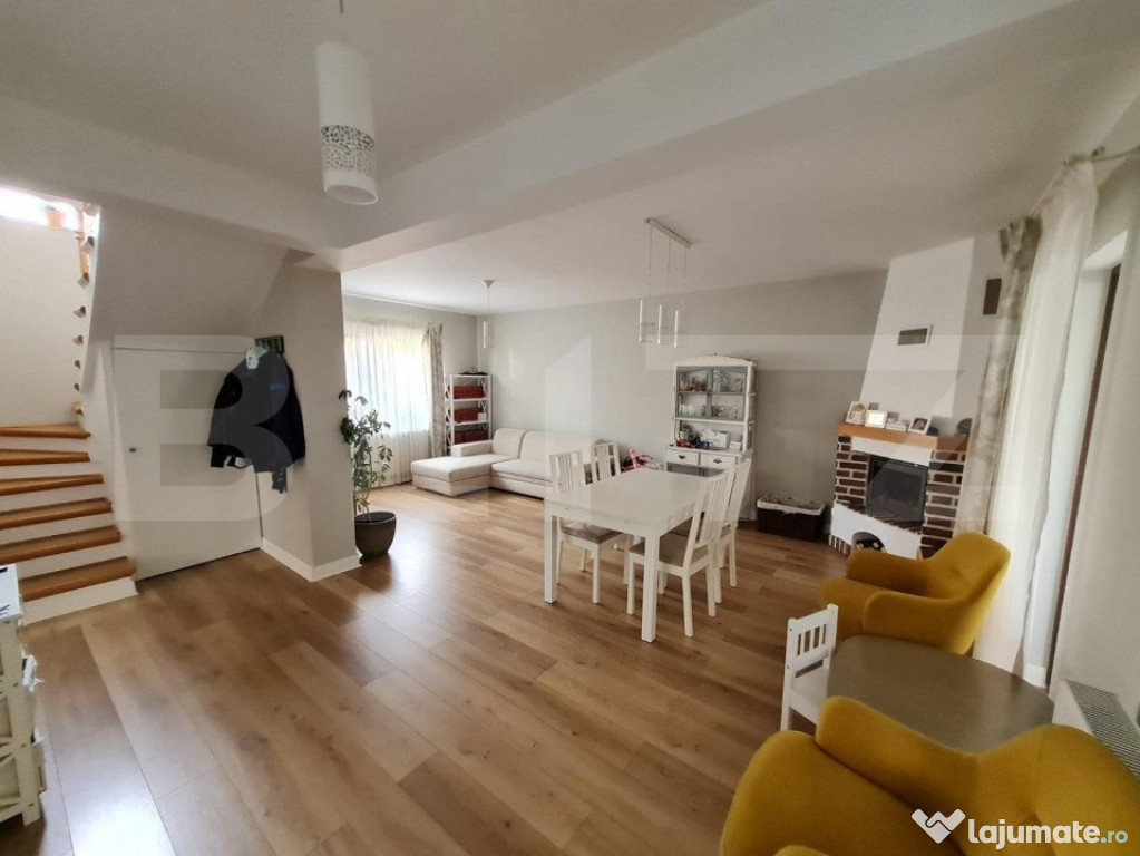 Duplex 4 camere, 115mp, finisat si mobilat, zona Terra