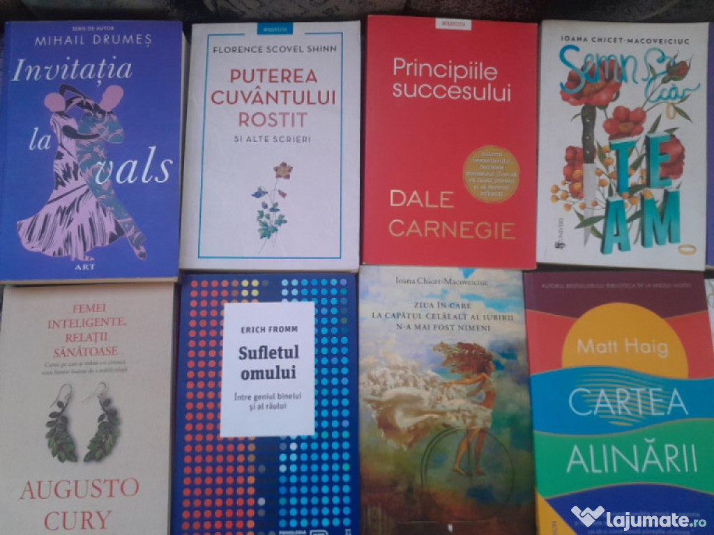 Cărți Dezvoltare personală, psihologie, ficțiune.