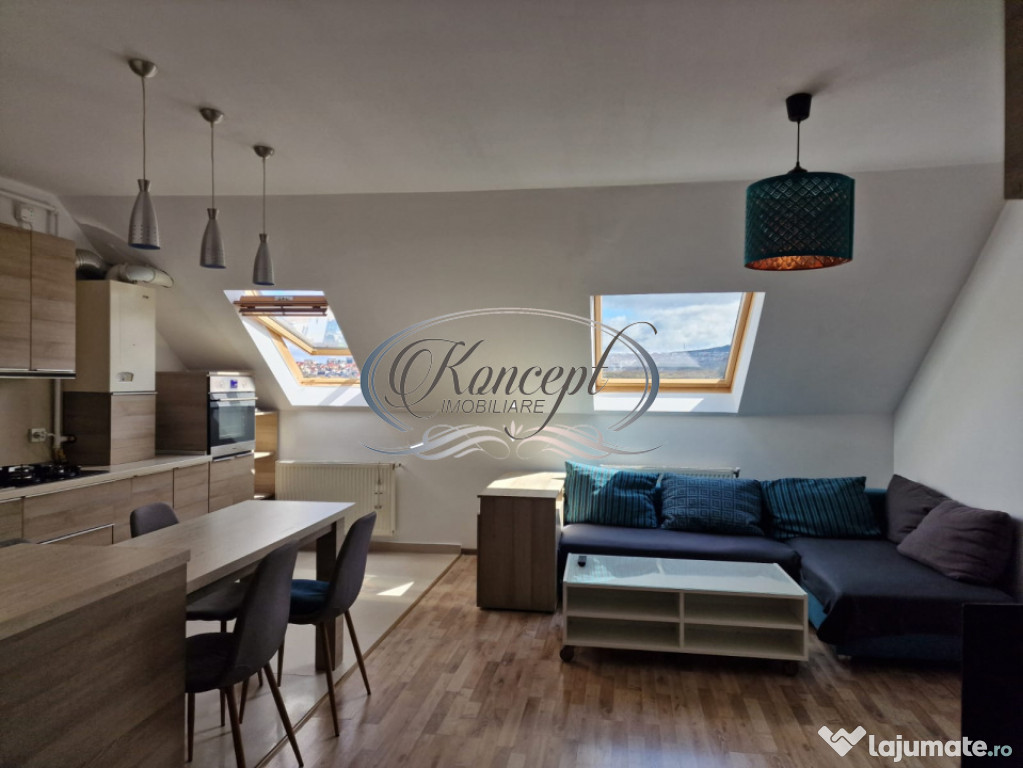Apartament pe 2 niveluri cu panorama, cartier Manastur