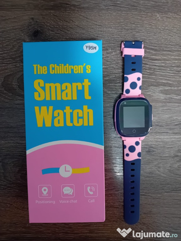 Ceas smartwatch copii GPS 4G, Merkie® MS-01