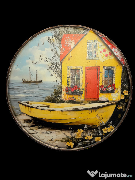 Rustic Decor Boat
