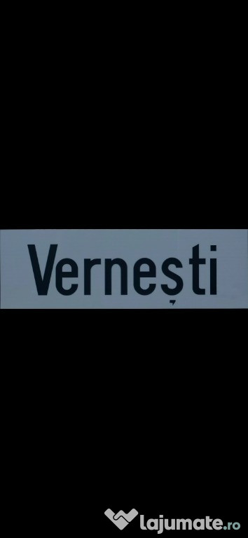Teren intravilan Vernești 500 mp - deschidere 27 m