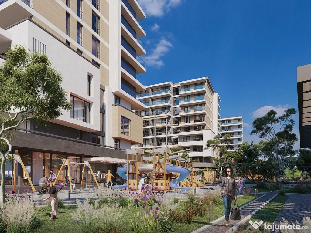 Apartamente 2 camere în Ansamblul Alpha Distrikt, Bartol...