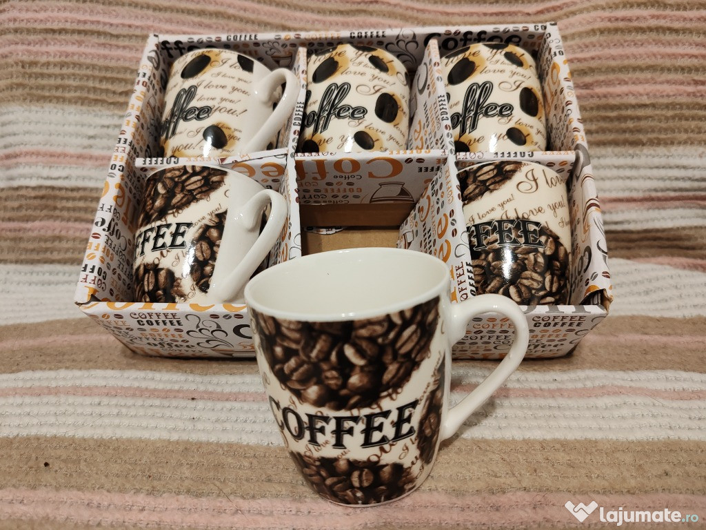 Vând set cafea in cutie