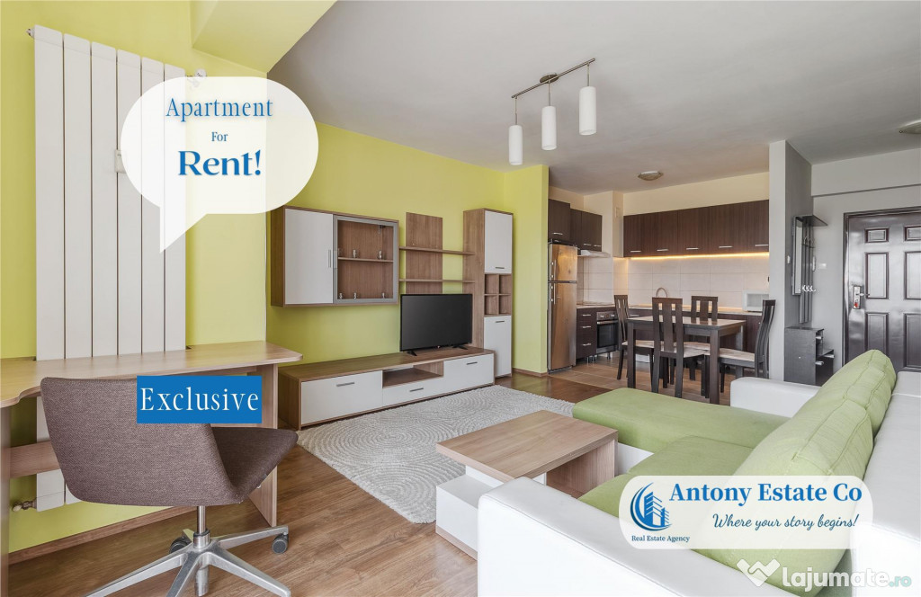 Apartament de inchiriat, 2 camere, Open Space, Nufarul - Pri