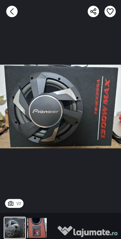 Subwoofer Amplificat Pioneer TS-WX300