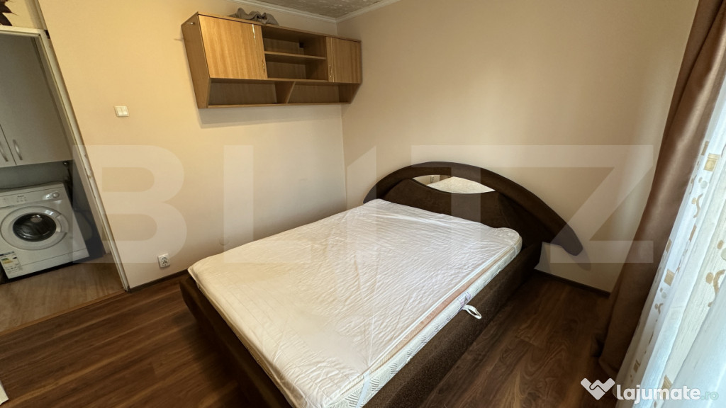 Apartament semidecomandat 2 camere, 2 balcoane, zona Decebal