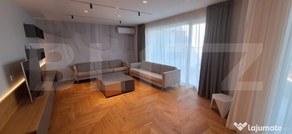 Apartament cu 3 camere, LUX, 95 MP, parcare, Zona buna ziua