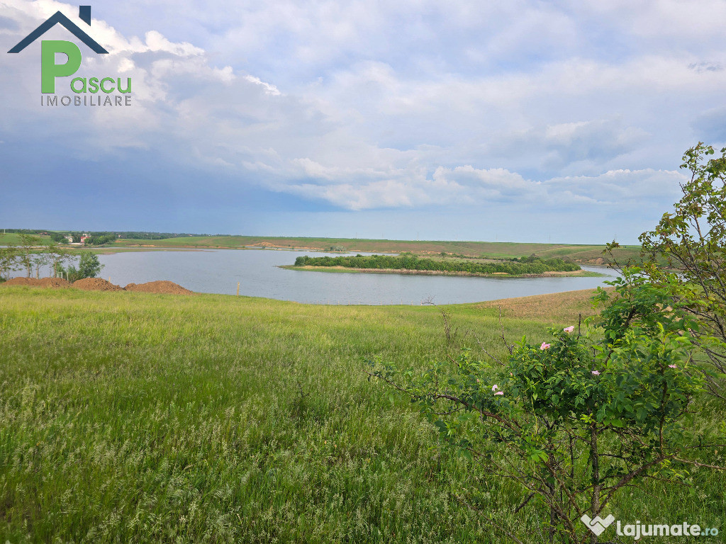 Teren Calarasi, Sarulesti, priveliste lac, 2.200 mp teren, casa 65 mpu